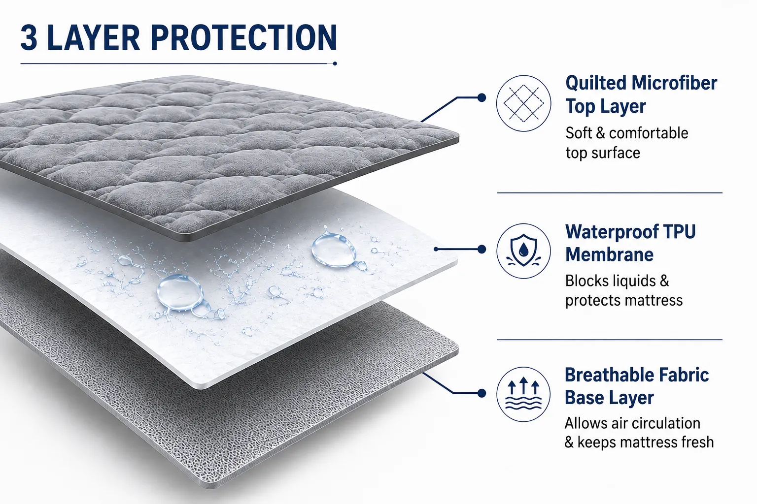 Cloud-Quilt Matress Protector - Image 2
